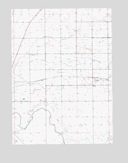 Huntley, WY USGS Topographic Map