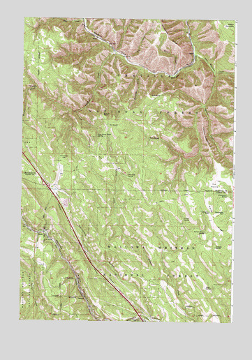 Huron, OR USGS Topographic Map