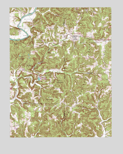 Huron, IN USGS Topographic Map