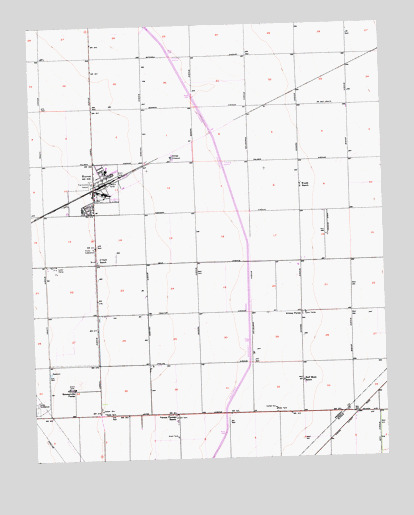 Huron, CA USGS Topographic Map