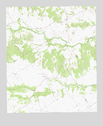 Hurst Spring, TX USGS Topographic Map