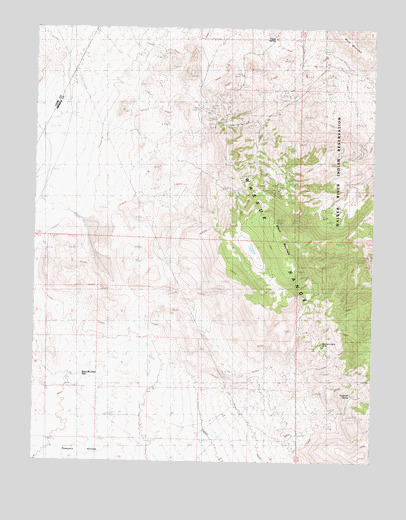 Hussman Spring, NV USGS Topographic Map