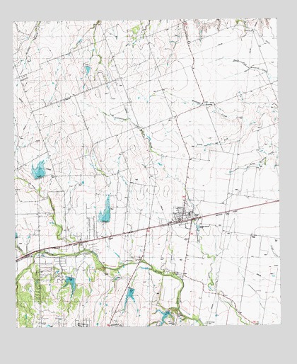 Hutto, TX USGS Topographic Map