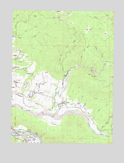 Hydesville, CA USGS Topographic Map