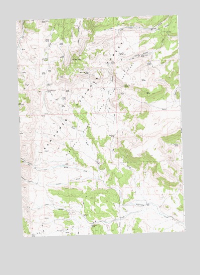 Ibex Peak, ID USGS Topographic Map