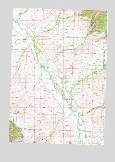 Baker, ID USGS Topographic Map