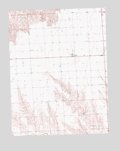 Idalia, CO USGS Topographic Map