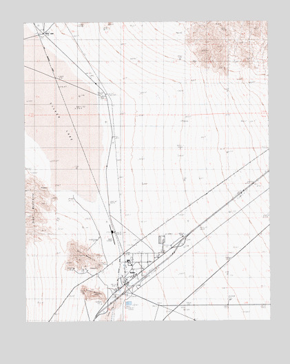 Baker, CA USGS Topographic Map