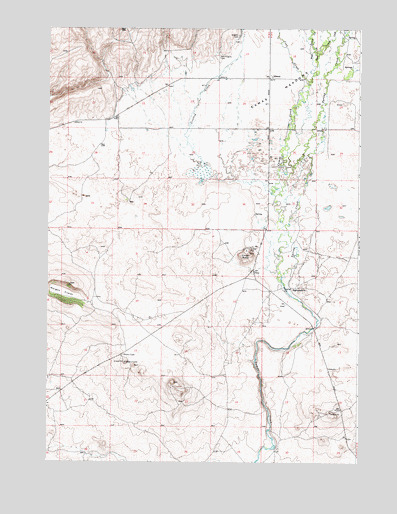 Idmon, ID USGS Topographic Map