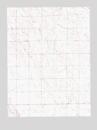Baker Draw, CO USGS Topographic Map