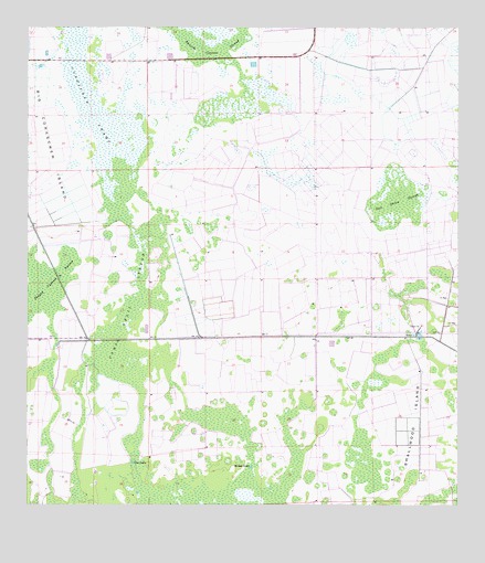Immokalee SW, FL USGS Topographic Map