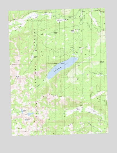Independence Lake, CA USGS Topographic Map