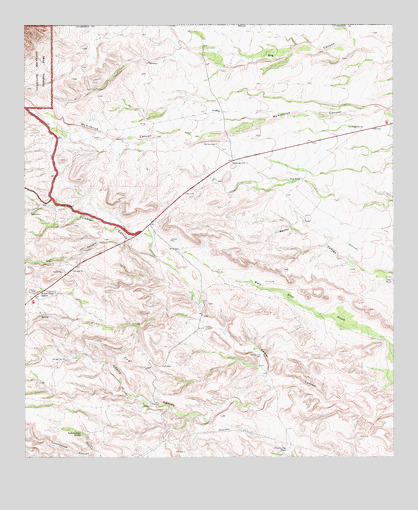 Independence Spring, TX USGS Topographic Map