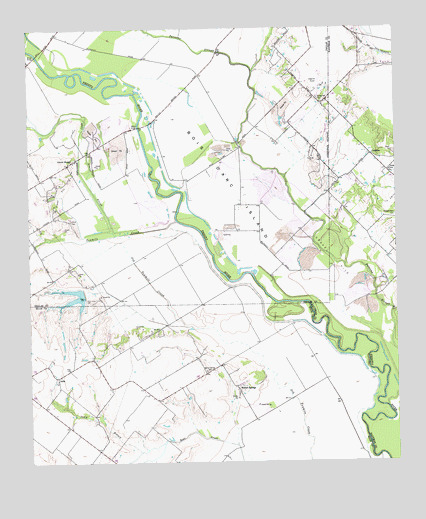 India, TX USGS Topographic Map