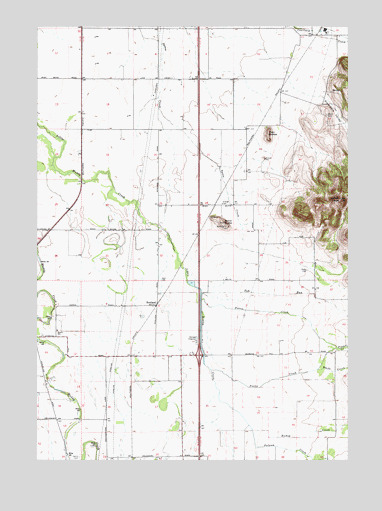 Indian Head, OR USGS Topographic Map