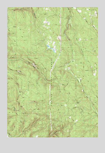 Baker Point, OR USGS Topographic Map