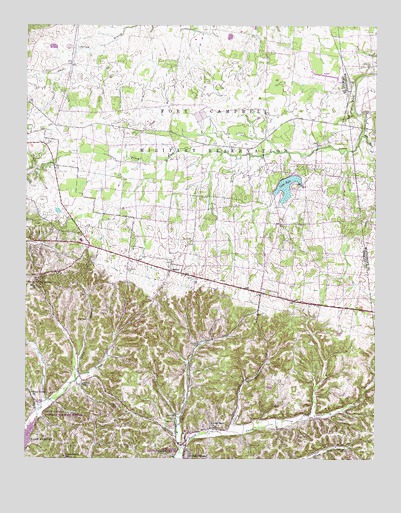 Indian Mound Tennessee Map