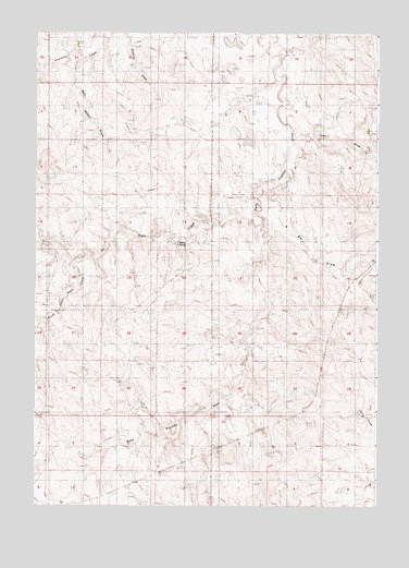 Baker Spring, WY USGS Topographic Map