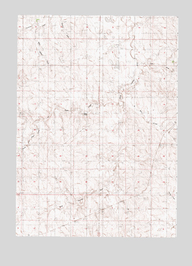 Baker Spring, WY USGS Topographic Map