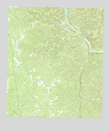 Bakers Crossing, TX USGS Topographic Map