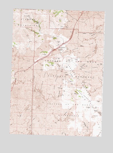 Inferno Cone, ID USGS Topographic Map