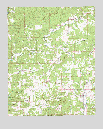 Bakersfield, MO USGS Topographic Map