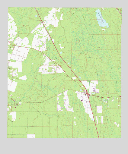 Bakersville, FL USGS Topographic Map
