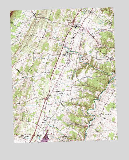 Inwood, WV USGS Topographic Map