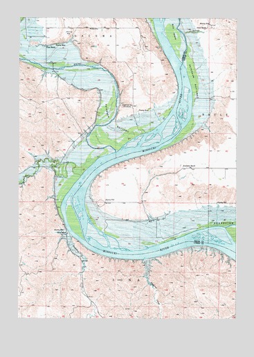 Iona NW, SD USGS Topographic Map