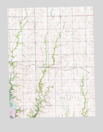 Bala, KS USGS Topographic Map