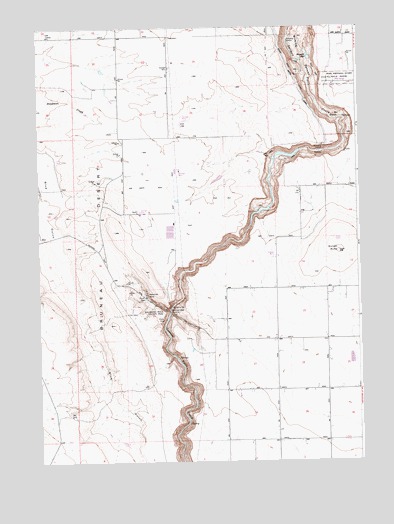 Balanced Rock, ID USGS Topographic Map