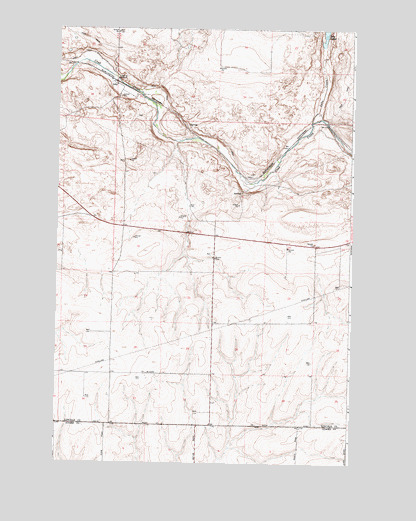 Irby, WA USGS Topographic Map