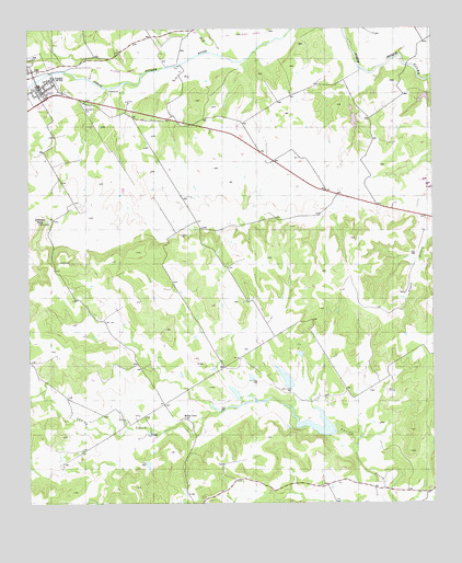 Iredell, TX USGS Topographic Map