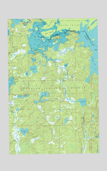 Iron Lake, MN USGS Topographic Map