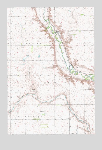Adrian, ND USGS Topographic Map