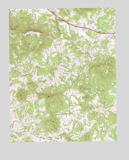 Irving, VA USGS Topographic Map