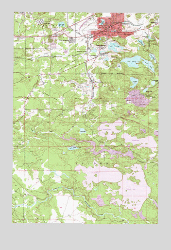 Ishpeming, MI USGS Topographic Map