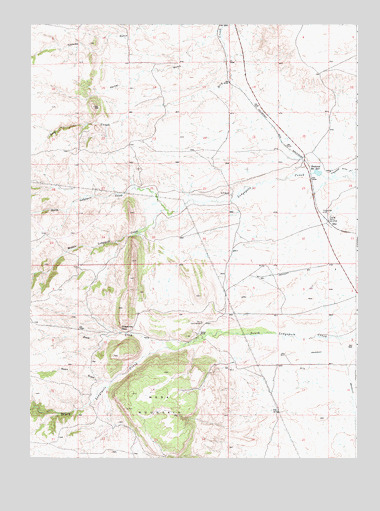 Islay, WY USGS Topographic Map