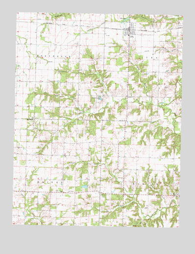 Iuka, IL USGS Topographic Map