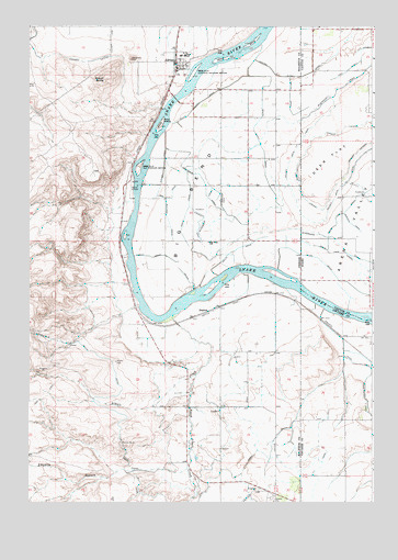 Adrian, OR USGS Topographic Map