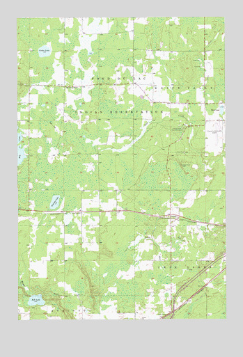 Iverson, MN USGS Topographic Map