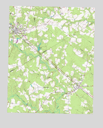 Ivor, VA USGS Topographic Map