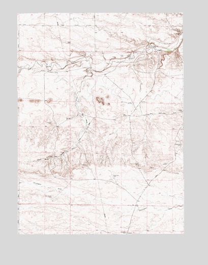 J H D Ranch, WY USGS Topographic Map