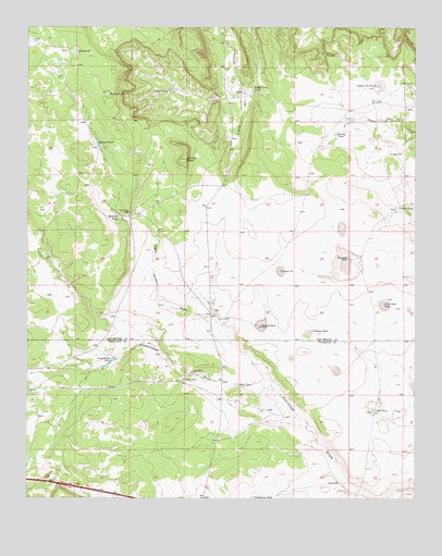 Jacinto Mesa, NM USGS Topographic Map