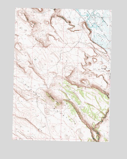 Jackass Butte, OR USGS Topographic Map