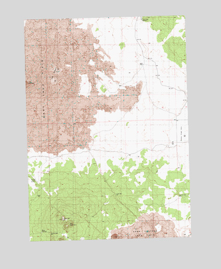 Jacks Place, OR USGS Topographic Map