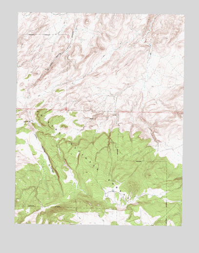 Jacks Spring, NV USGS Topographic Map