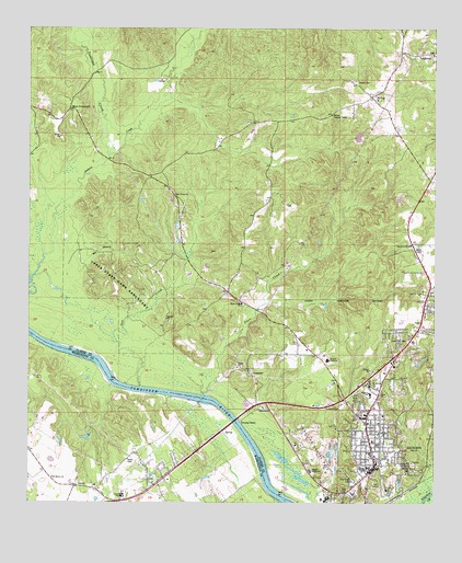 Jackson, AL USGS Topographic Map