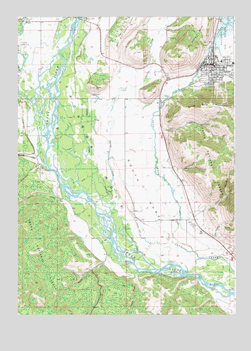 Jackson, WY USGS Topographic Map