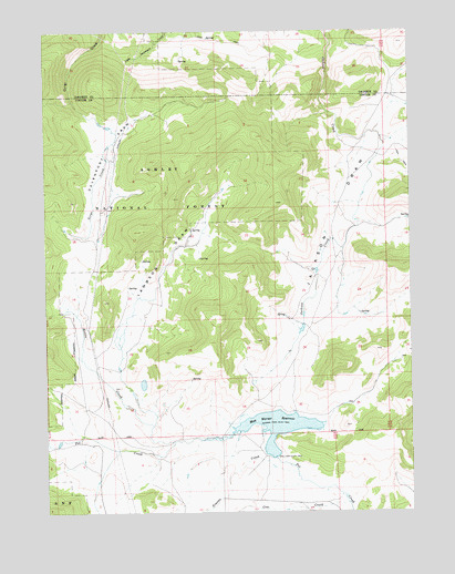 Jackson Draw, UT USGS Topographic Map